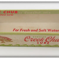 Vintage Creek Chub Silver Flash Snook Pikie Lure Empty Box