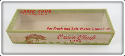 Vintage Creek Chub Silver Flash Snook Pikie Lure Empty Box