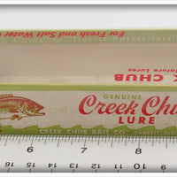 Creek Chub Silver Flash Snook Pikie Empty Box