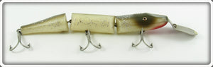 Vintage Creek Chub Silver Flash Triple Jointed Pikie Lure 