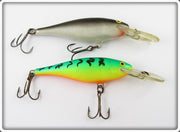 Rapala Finland Deep Runner Pair: Green Crawdad & Silver/Black