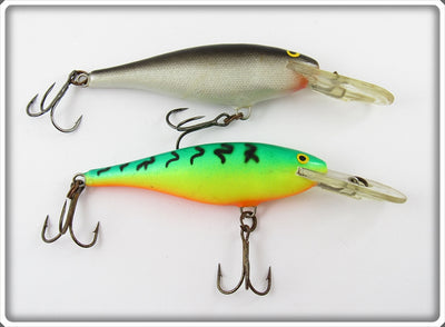 Rapala Finland Deep Runner Pair: Green Crawdad & Silver/Black