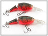 Rapala Red Crawdad Jointed Shad Rap Lure Pair 