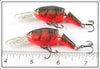 Rapala Red Crawdad Jointed Shad Rap Pair