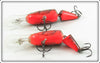 Rapala Red Crawdad Jointed Shad Rap Pair