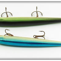 Rapala Gold/Green & Gold/Blue Minnow Pair