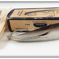 Vintage L.B. Huntington The Drone Bait Lure In Box 