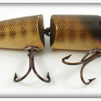 Vintage Creek Chub Pikie Scale Jointed Pikie Lure 