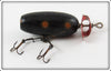 Vintage Helin Tackle Co Black & Orange Fishcake Lure