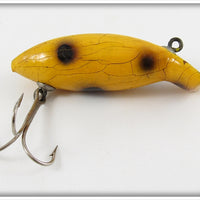 Vintage Unknown Yellow Spotted Rush Tango Type Lure 