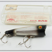 Vintage Padre Island Co Silver Pico Pop Lure In Box 