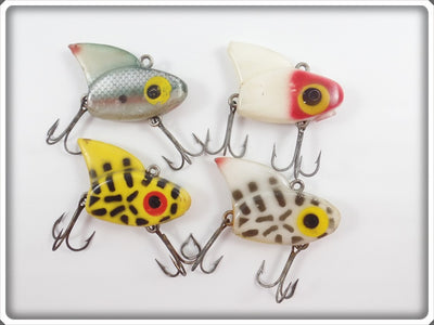 Lazy Ike Sail Shark Lot Of 4: Shad, Yellow Coachdog, Coachdog, Red/White