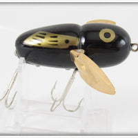 Heddon Black & Gold Crazy Crawler Lure
