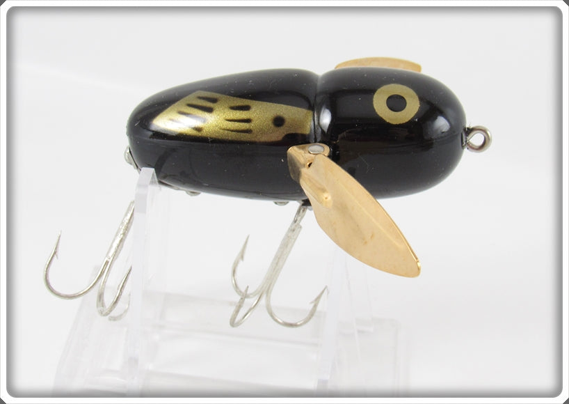 Heddon Black & Gold Crazy Crawler Lure
