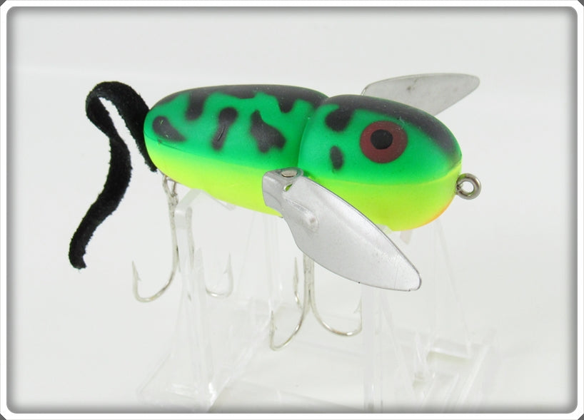 Heddon Flourescent Green Crawdad Crazy Crawler Mouse Lure 