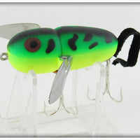 Heddon Fluorescent Green Crawdad Crazy Crawler Mouse