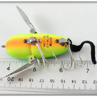 Heddon Fluorescent Green Crawdad Crazy Crawler Mouse