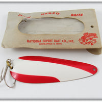 National Expert Bait Co Red & White Nebco Flash Bait In Package