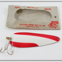 National Expert Bait Co Red & White Nebco Flash Bait In Package