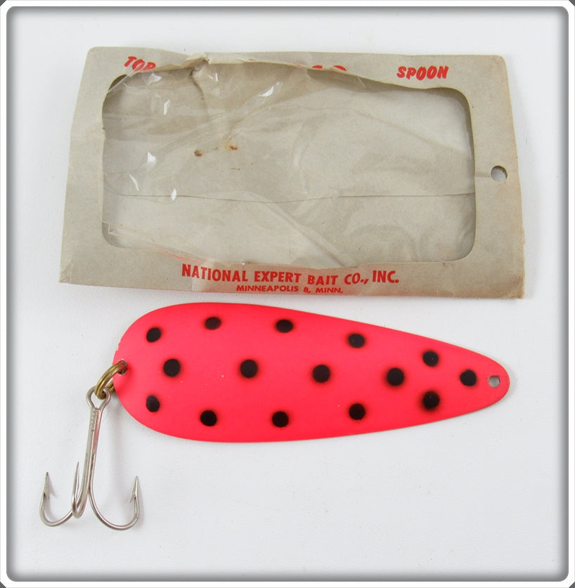 National Expert Bait Co Orange & Black Nebco Flash Bait In Package