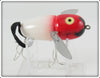 Heddon Red Head White Crazy Crawler Mouse Lure