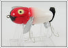 Heddon Red Head White Crazy Crawler Mouse