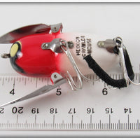 Heddon Red Head White Crazy Crawler Mouse