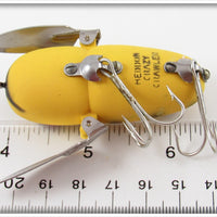 Heddon Yellow Black Spots Crazy Crawler