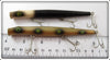 Pencil Plug Black White Head & Gold Green Spot Pair