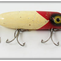 Vintage South Bend Red Arrowhead White Bass Oreno Lure