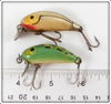 Wright & McGill Frog & Silver Scale Miracle Minnow Pair