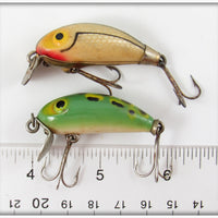 Wright & McGill Frog & Silver Scale Miracle Minnow Pair