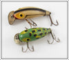 Wright & McGill Frog & Silver Scale Miracle Minnow Pair