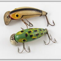 Wright & McGill Frog & Silver Scale Miracle Minnow Pair