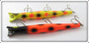 Pencil Plug Orange Spotted & Yellow Spotted Pair