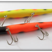 Pencil Plug Orange Spotted & Yellow Spotted Pair