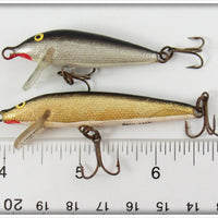 Rapala Gold & Black Minnow Pair With One Box