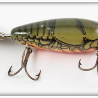 Vintage Bomber Green Crawdad Finish Crawdad Lure 