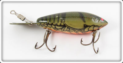 Vintage Bomber Green Crawdad Finish Crawdad Lure 