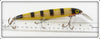 Vintage Wallsten Tackle Co Bumble Bee Musky Cisco Kid Lure 