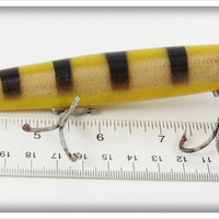 Vintage Wallsten Tackle Co Bumble Bee Musky Cisco Kid Lure 