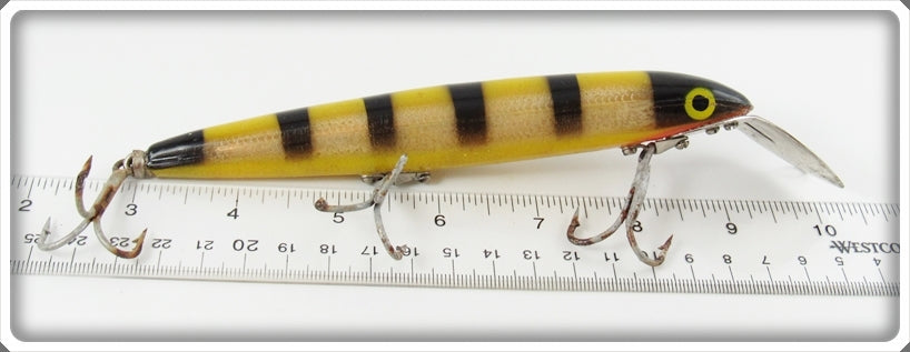Vintage Wallsten Tackle Co Bumble Bee Musky Cisco Kid Lure For Sale Vintage Wallsten Tackle Co Bumble Bee Musky Cisco Kid Lure For Sale