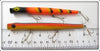 Pencil Plug Rainbow & Orange Striped Pair