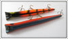 Pencil Plug Rainbow & Orange Striped Pair
