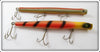 Vintage Pencil Plug Red Striped & Rainbow Lure Pair
