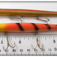 Pencil Plug Red Striped & Rainbow Pair