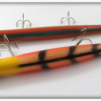 Pencil Plug Red Striped & Rainbow Pair