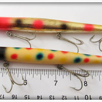 Pencil Plug Colorful Spots & Gold Spotted Pair