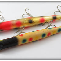 Pencil Plug Colorful Spots & Gold Spotted Pair