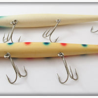 Pencil Plug White Spotted & Blue/White Pair